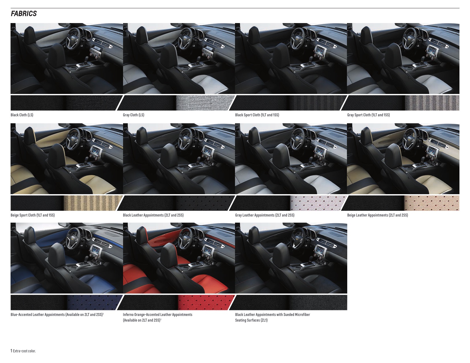 2014 Chev Camaro Brochure Page 19